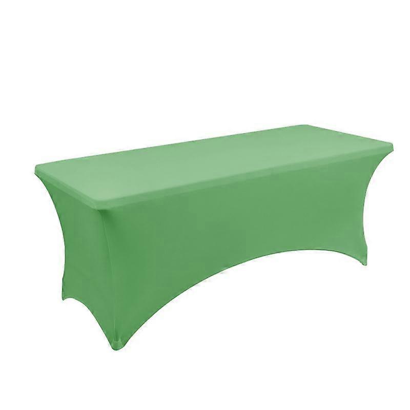 Elastic Rectangular Full Tablecloth Outdoor Wedding Banquet Cocktail Fan Table Cover for Folding Tables Home Textile