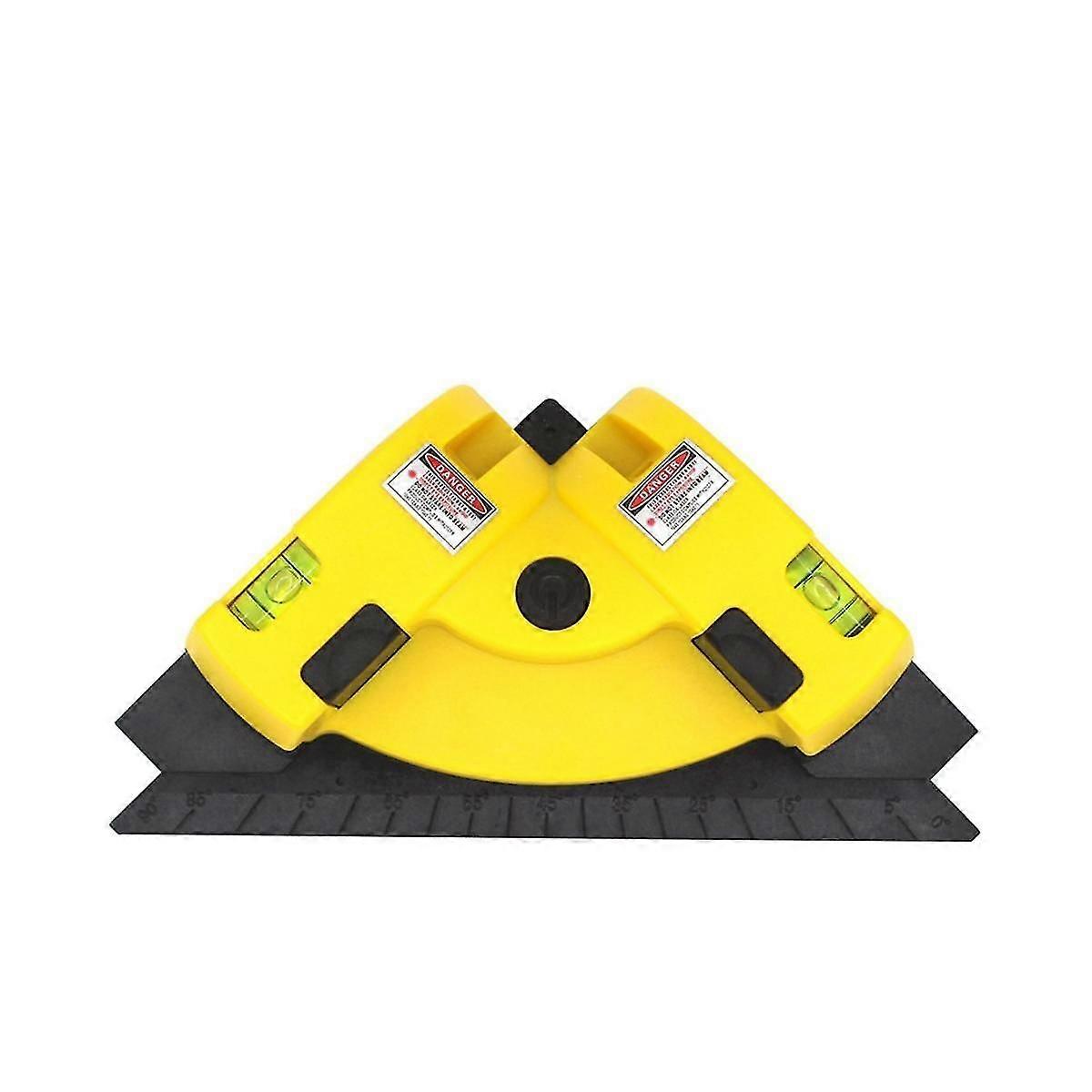 90-Degree Right-Angle Infrared Level Meter Wall Tile Ground Line Laser-Right-Angle Ruler Level Meter