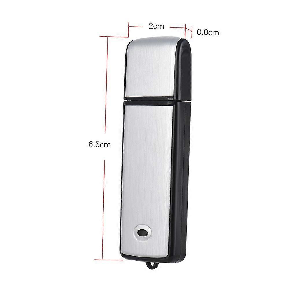8GB USB Digital Audio Voice Recorder USB Disk Flash Drive Memory Stick 18 hours Recording Rechargeab