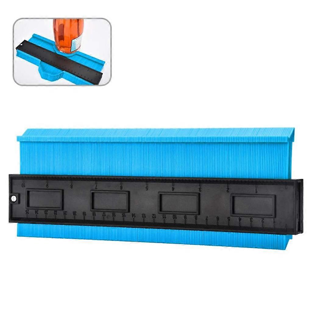 Profile Duplicator for Multi-Function Use, Contour Gauge Edge Shaping with High Strength Polyethylene for Irregular Shape Measurement in Carpentry,