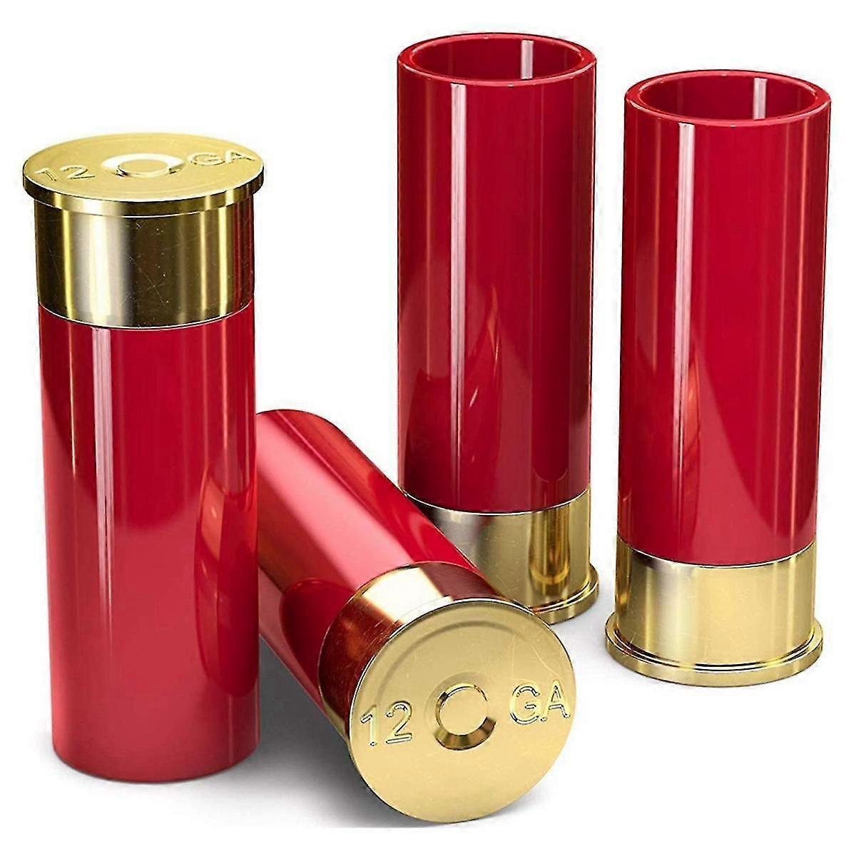 4 stk. 12 gauge shotglas Shotglas
