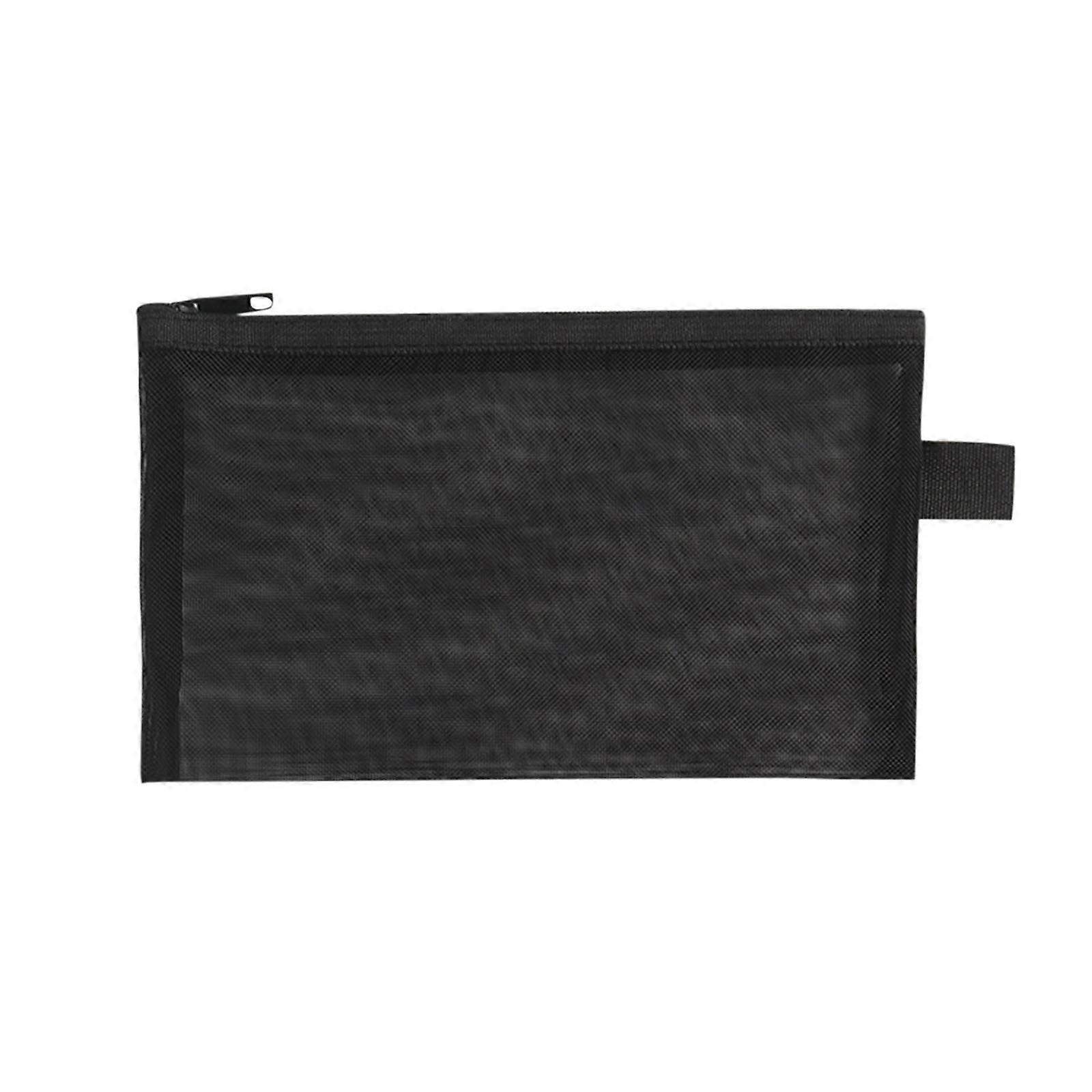 Exquisite AndTransparent Mesh Pencil Case Storage Bag With Multiple Colors Optional Nylon Mesh