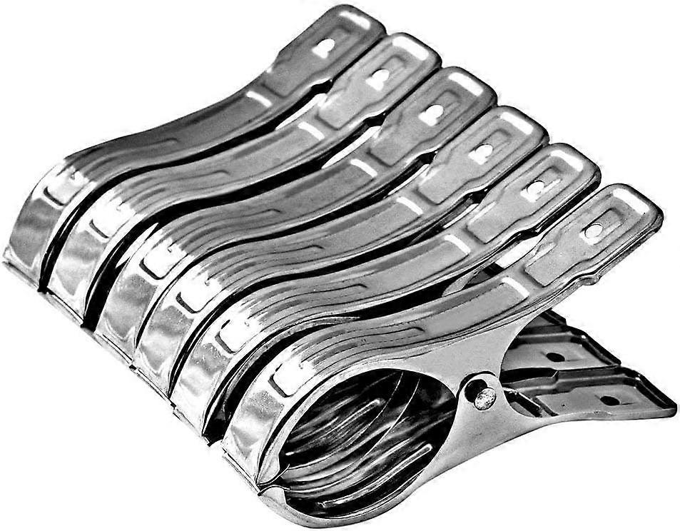Stainless Steel Clothespins, Windproof And Corrosion Resistant, Strong Clamping Force Keeps Items Secure, Smooth Edges Protect Fabrics, Perfect For