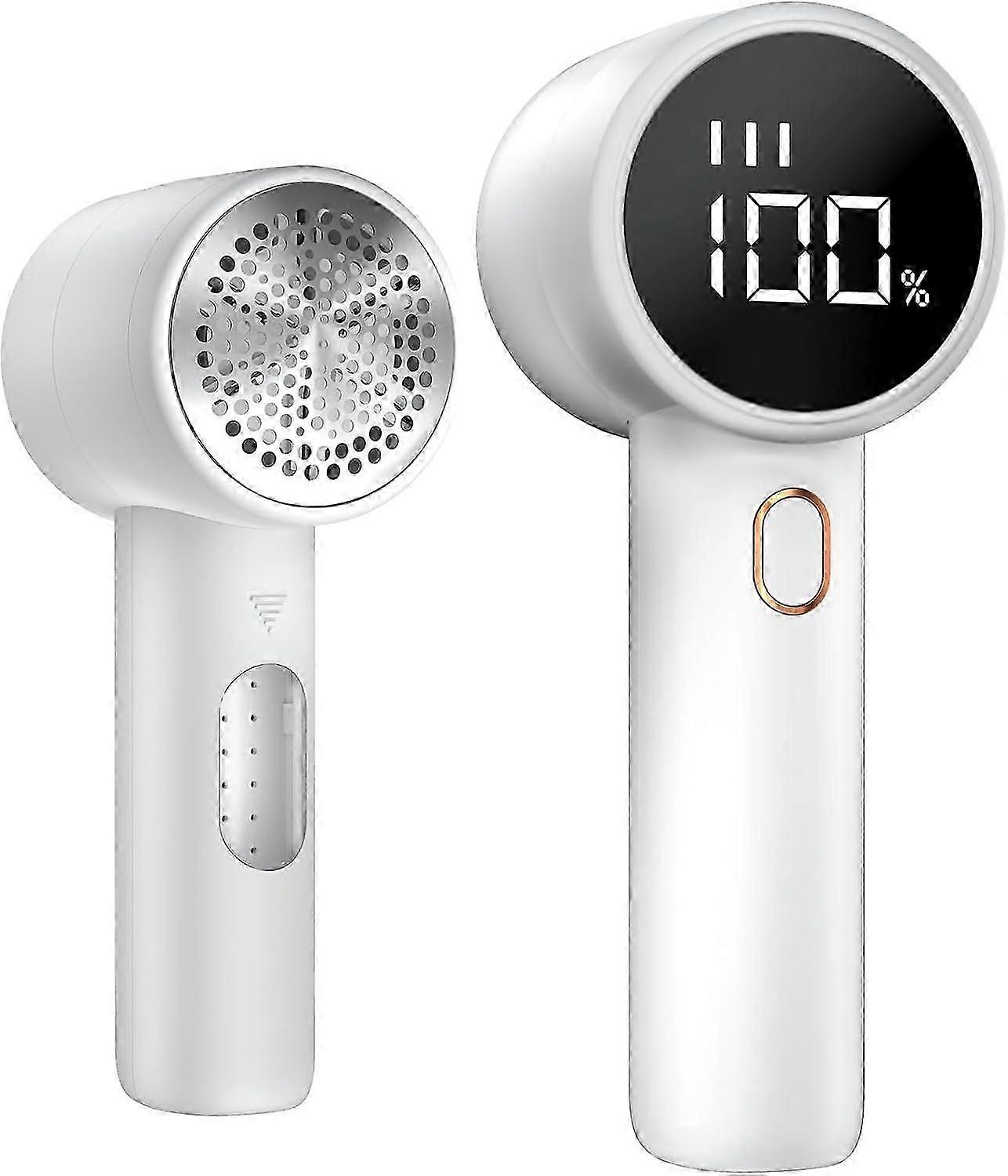 ExquisiteFabric Shaver, Electric Lint Remover, Rechargeable Lint Shaver with 3 Speed, Digital LED Display to Remove Pilling for Clothes, Furniture