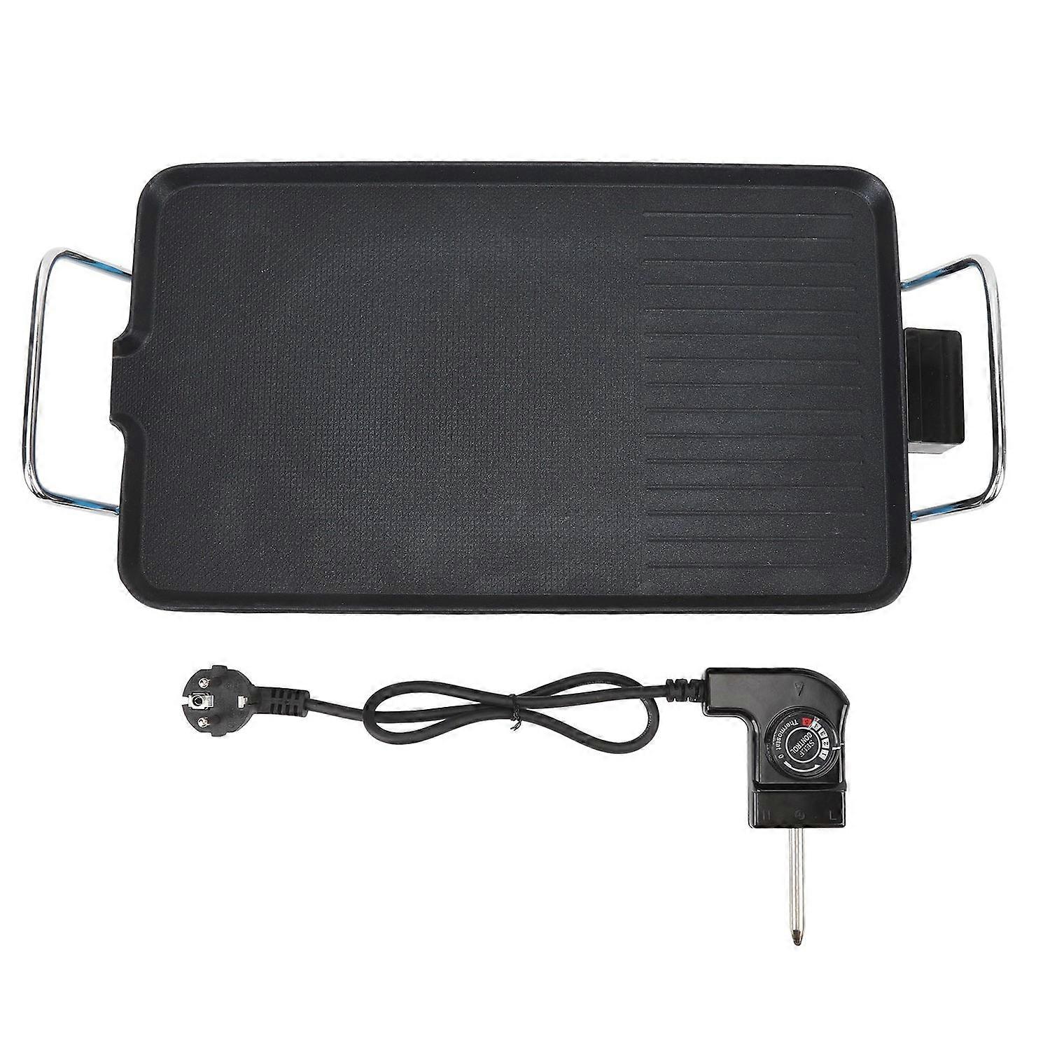 Electric Griddle Small Smokeless Nonstick Multifunctional Stove Top Flat Griddle for Breakfast Indoo