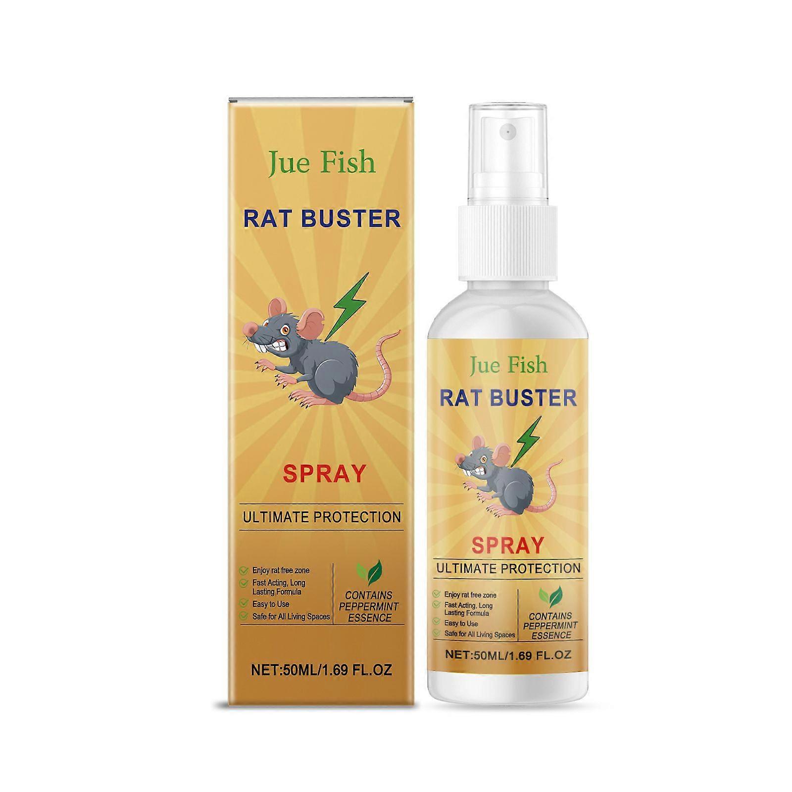 Jue Fish Mouse Repellent Spray Plant Car House Dual-Purpose Mouse Repellent Agent Strong Rodent Repellent Mouse Repellent Spray Repellent Agent