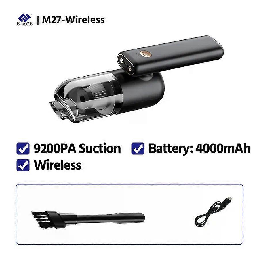 E-Ace Potente Aspirapolvere Senza Fili 9Kpa Smart Robot Mini Senza Fili Hoover Scopa Per Auto Elettrodomestico Macchina Per La Pulizia Portatile