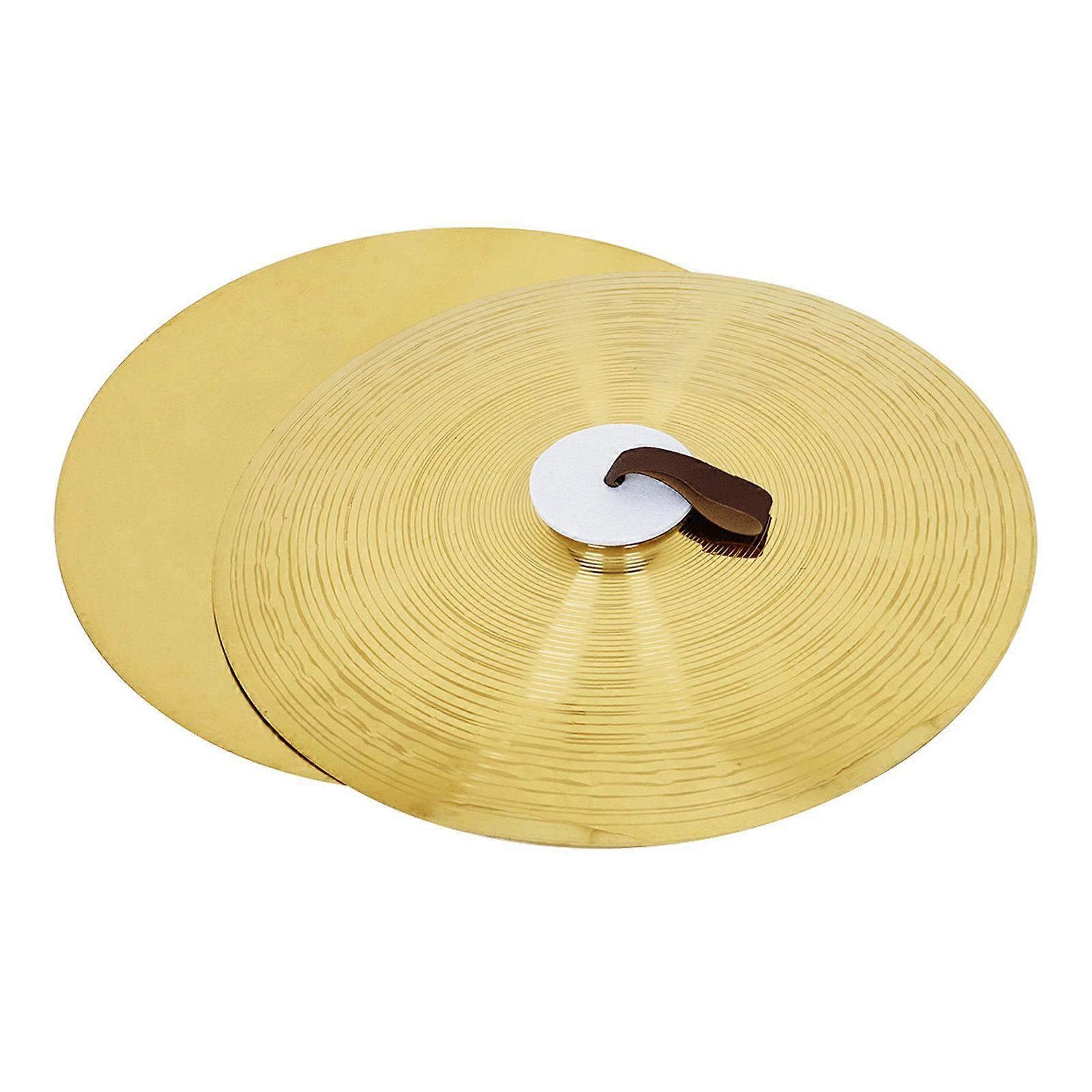 1 par de pratos multiuso de liga profissional Prato de prática multiuso 14/16 / 20 polegadas Crash Cymbal Instrumentos de percussão 16 polegadas