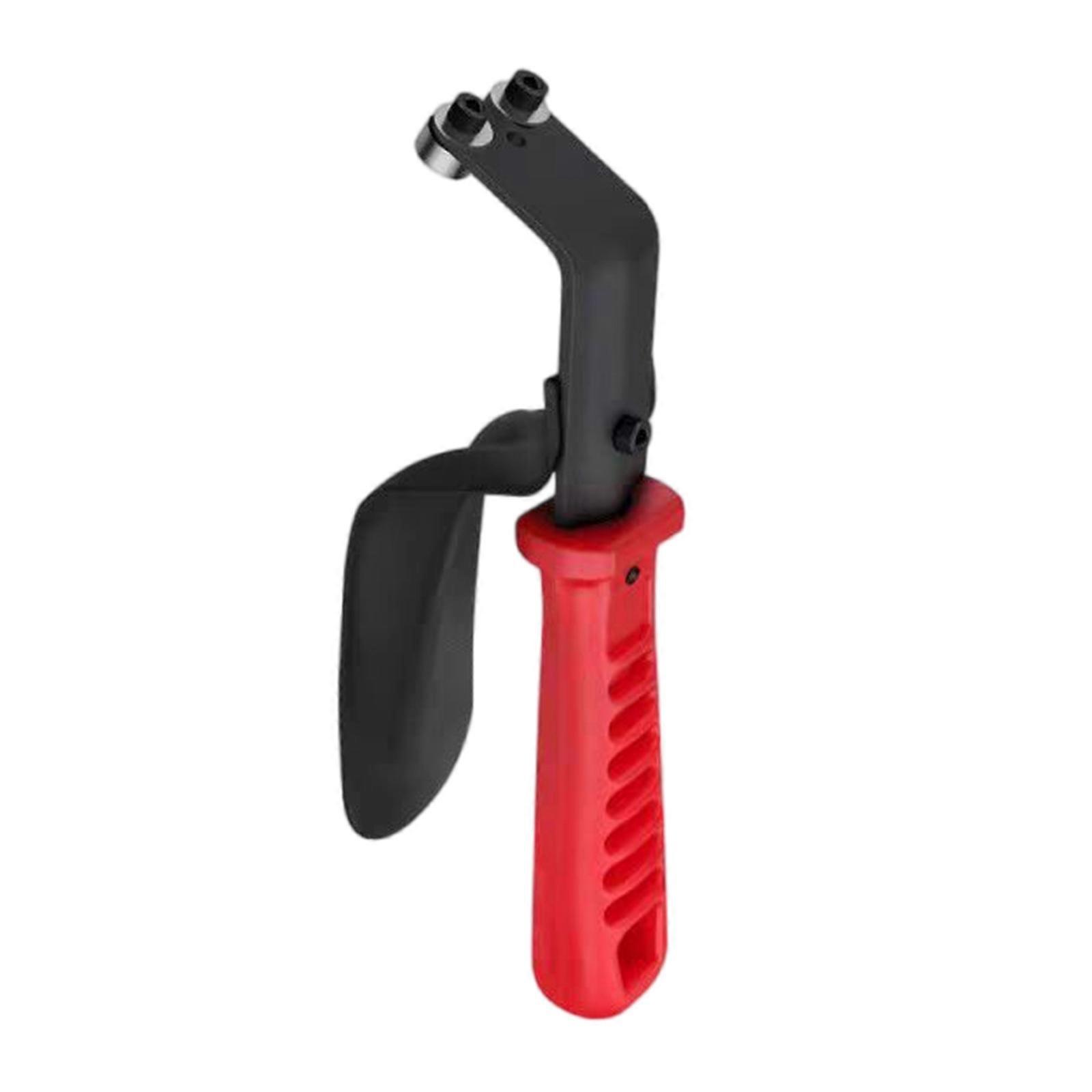 Two side Burr Removal Tool Multifunction Deburring Edges Tool Ergonomic Handle Perfect for Homes Repairs & Artistic creation Red
