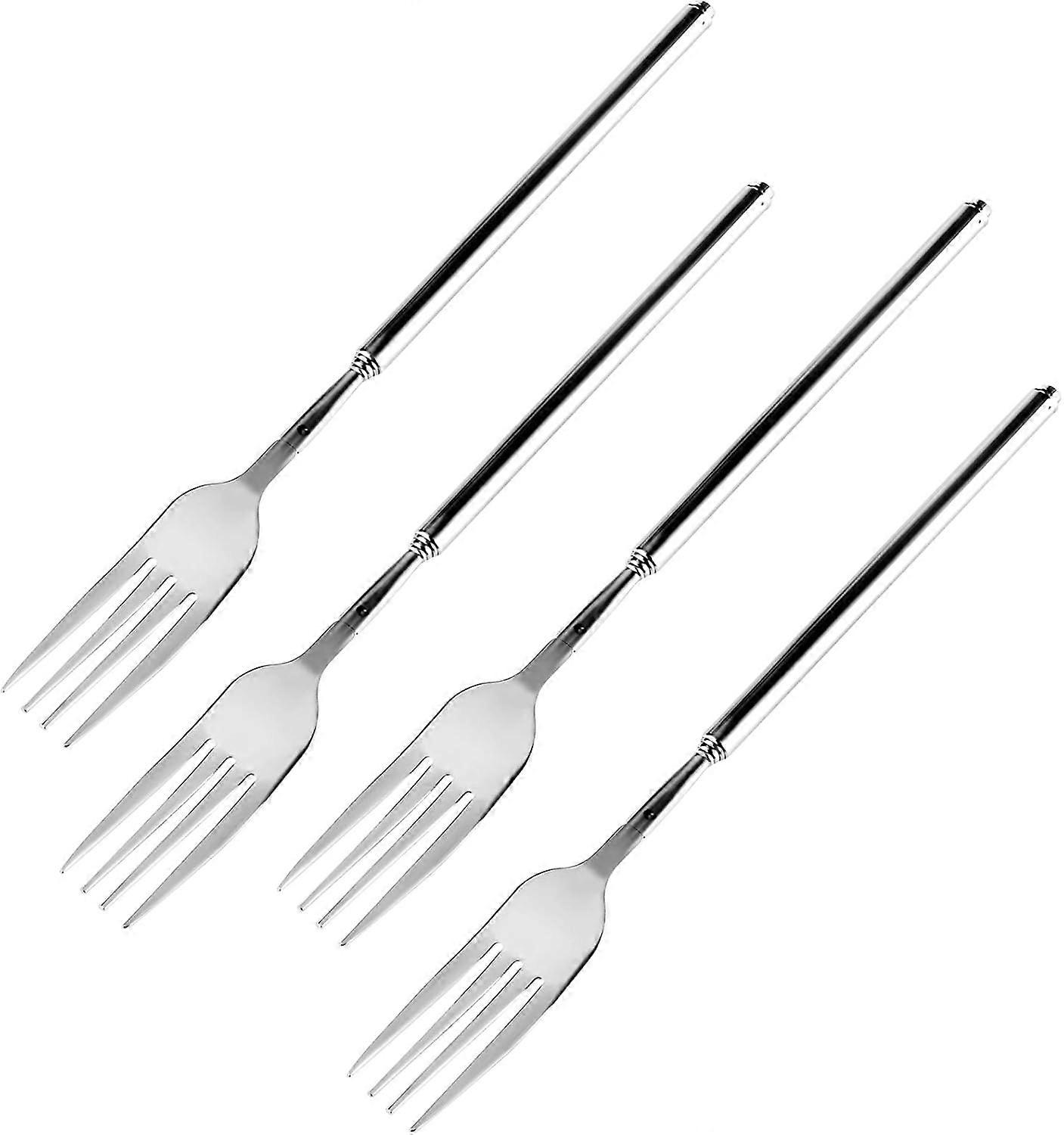 Telescopic BBQ Fork, Extendable Stainless Steel Fork