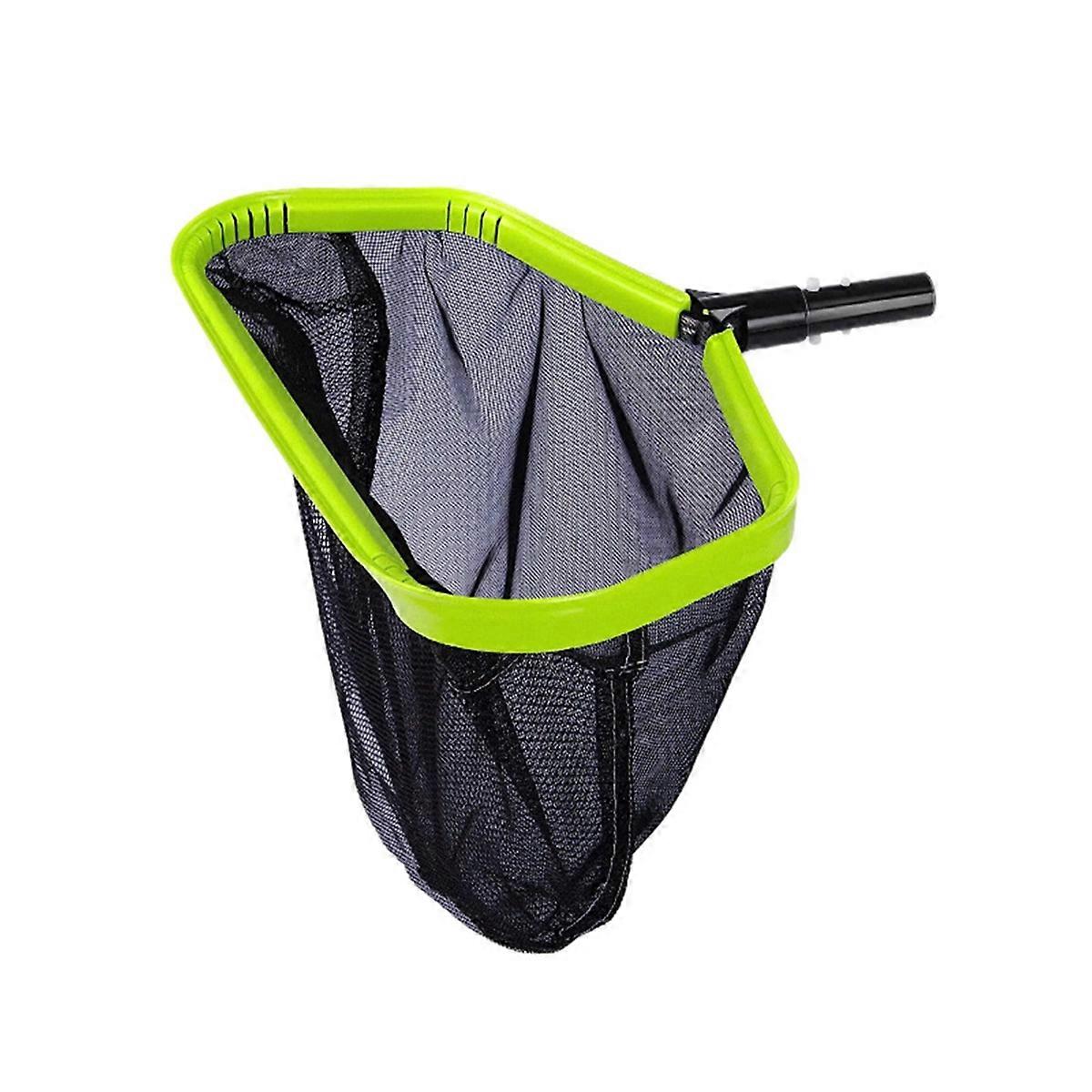 Upgraded Pool Skimmer Net,Professional Ultra Fine Mesh Pool Leaf Net for Cleaning with Double-Layer Deep Trash Bag