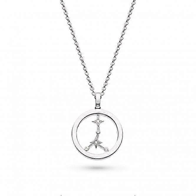 Revival Céleste Constellation Zirconia Rhodium Plated Cancer 18" Necklace 90471CAN