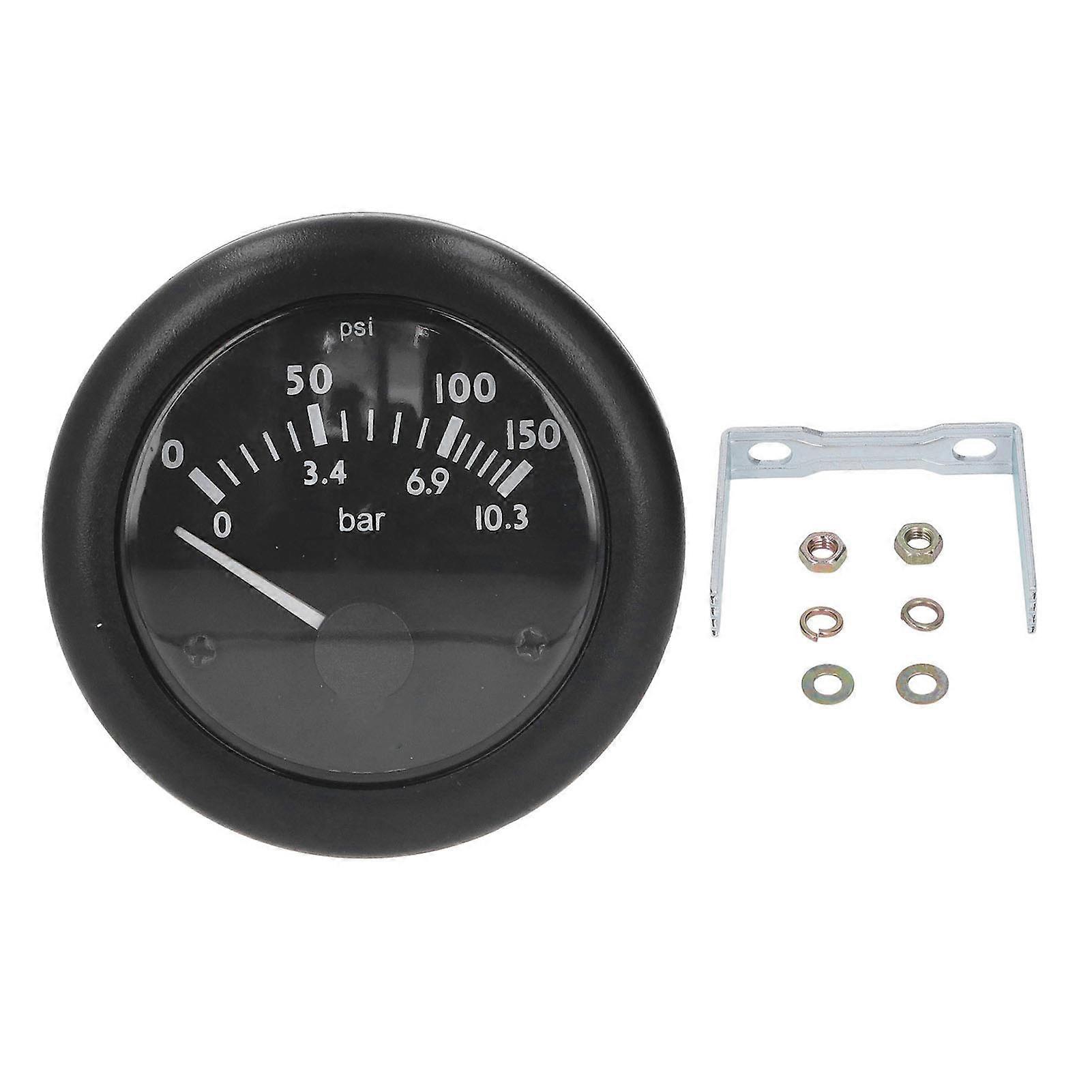 Manometru de presiune pentru ulei generator 0-10,3 bar IP55 Accesorii pentru generator pentru carcasă ABS sensibilă 12V