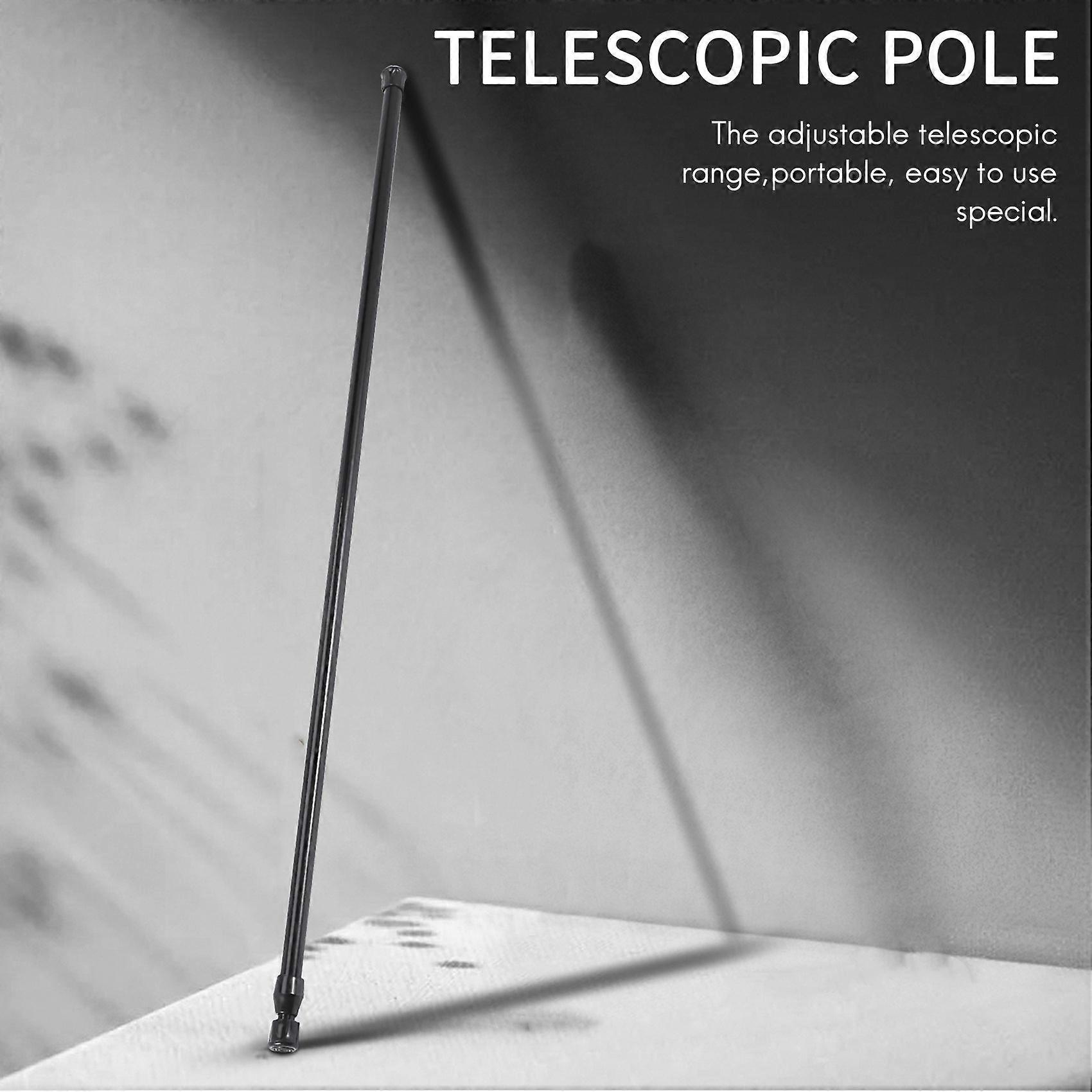 Extendable Telescopic Spring Loaded Net Voile Tension Curtain Rail Pole ...