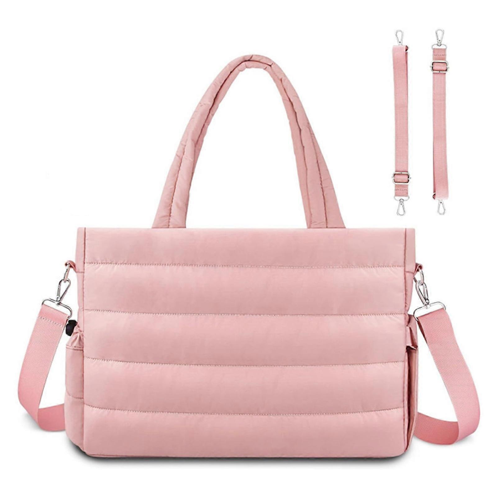 Convenient Foldable Baby Diaper Bag Organiser with Ample Storage Space and Easy Cleaning Features For Busy Families Pink