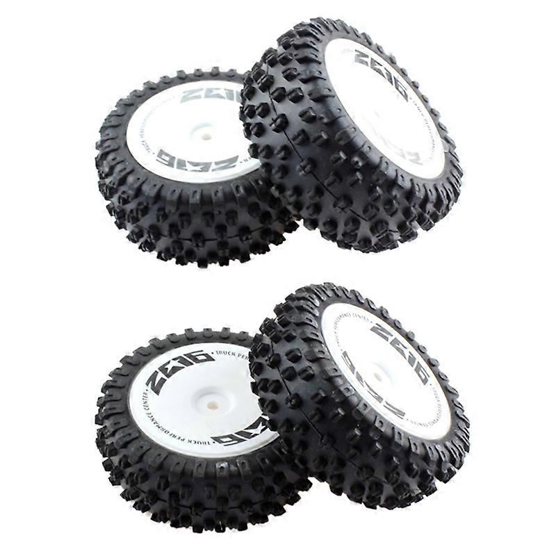 4Pcs Front and Rear Tire Wheel Tyre for Wltoys 144001 144010 124007
