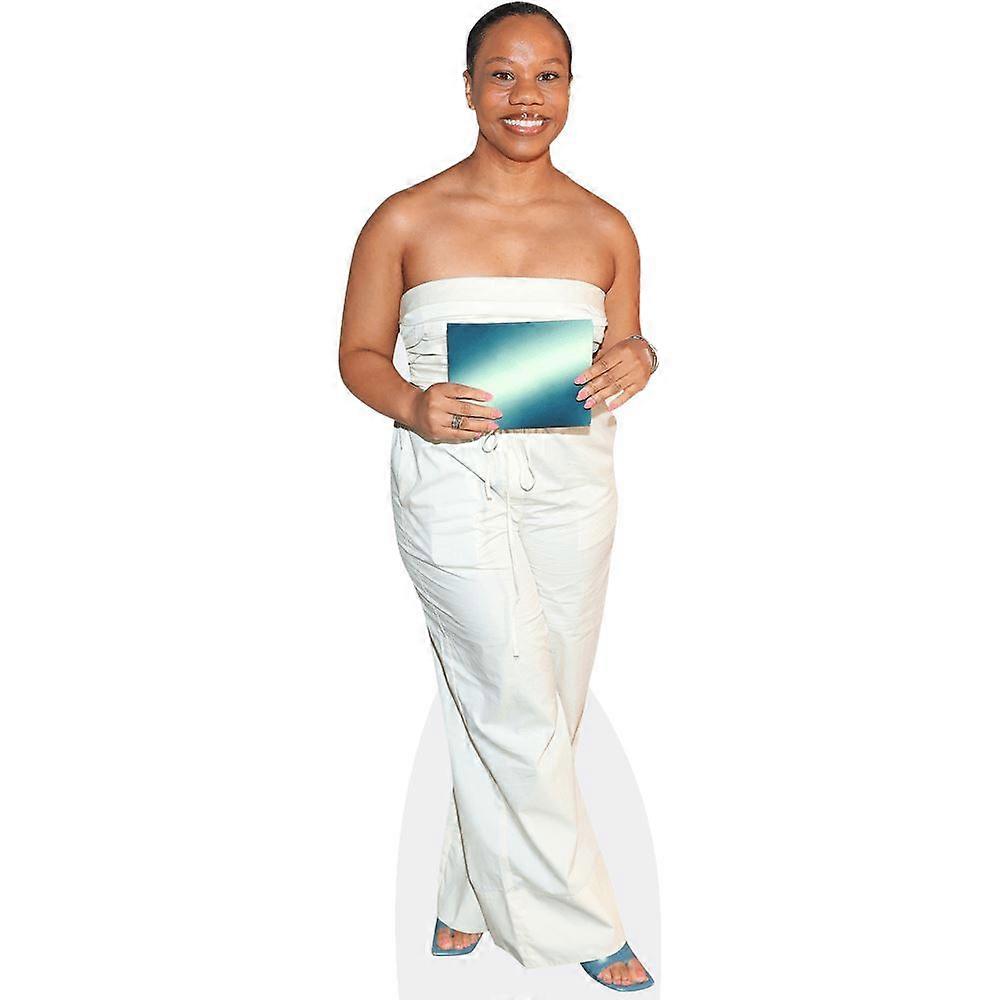 Dominique B. Fluker (White Outfit) Cardboard Cutout (lifesize OR mini size). Standee. Stand Up.