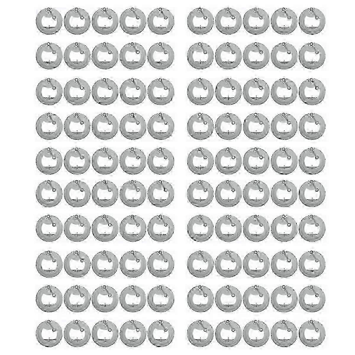 100枚 NFC Ntag213 Nfcラベルステッカー 13.56MHz ISO14443A 213ステッカー ユニバーサルラベル すべてのNFC Ena用