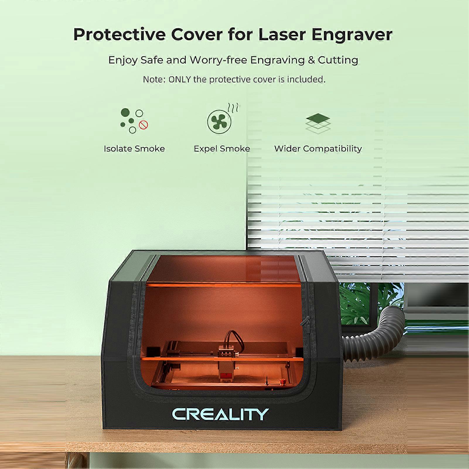 Creality Protective Cover Laser Engraver Enclosure with Vent Eye Protection Fireproof Dustproof Nois