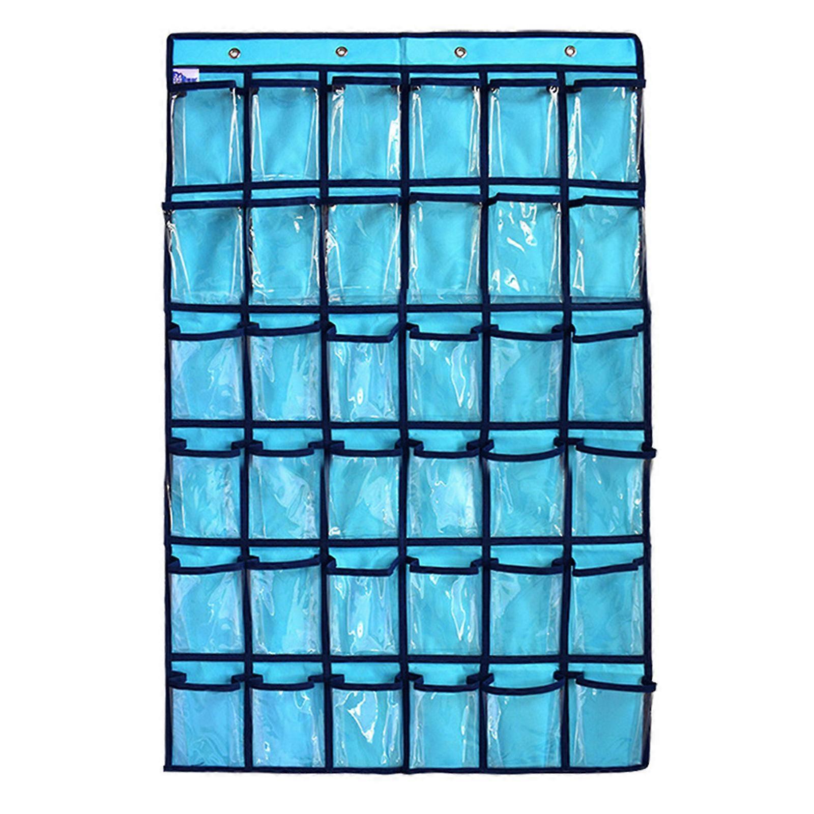 Classroom Organizer Chart 36 Clear Large Pockets Fit for Storage Phones Calculators Props Office Home Stationeries Green