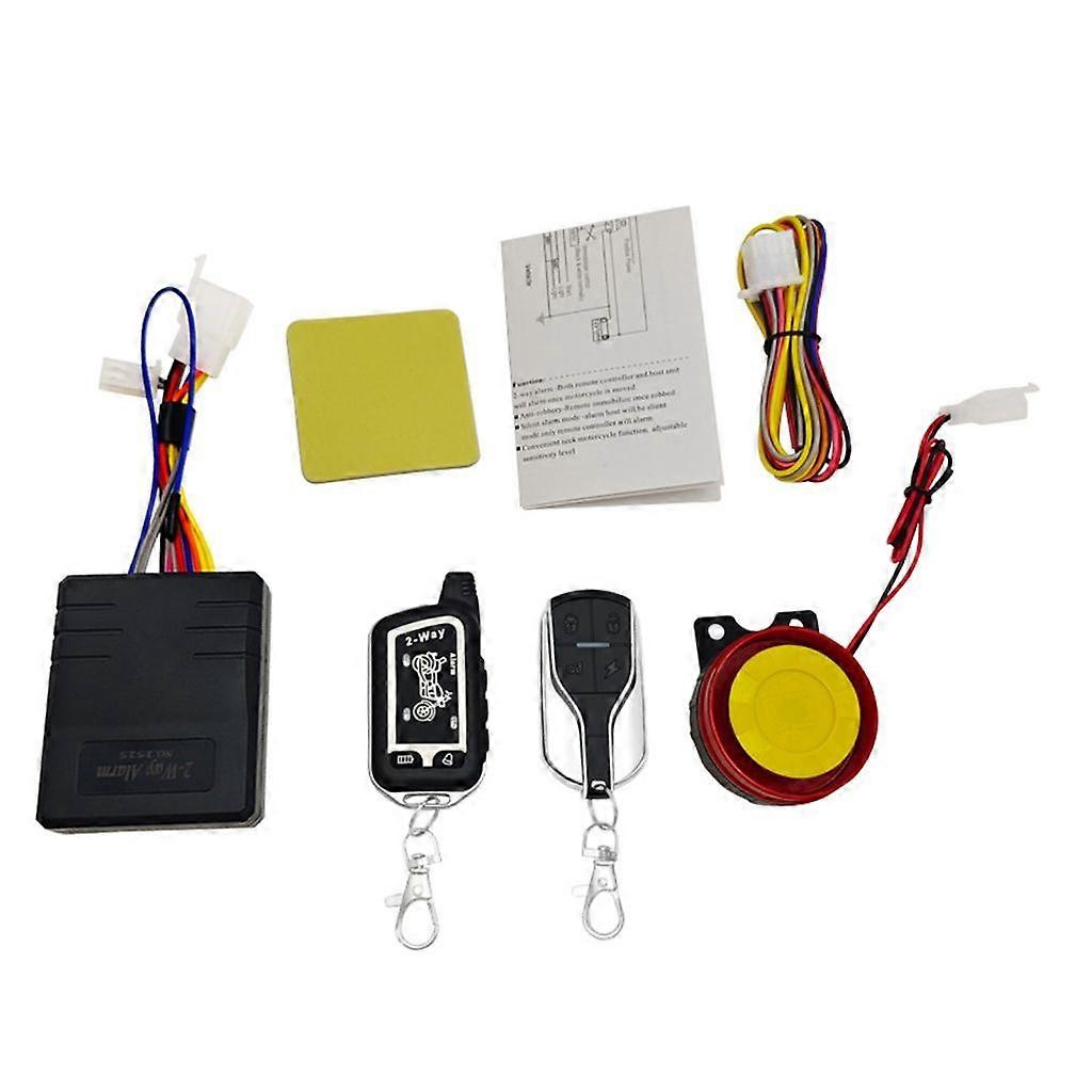 Motorbike Security System Motorcycle Alarm System with Remote Controller Key