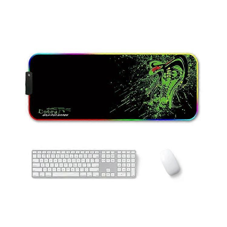 RGB Luminous Non-Slip Mouse Pad-260x390x4mm Brontosaurus Design Brontosaurus