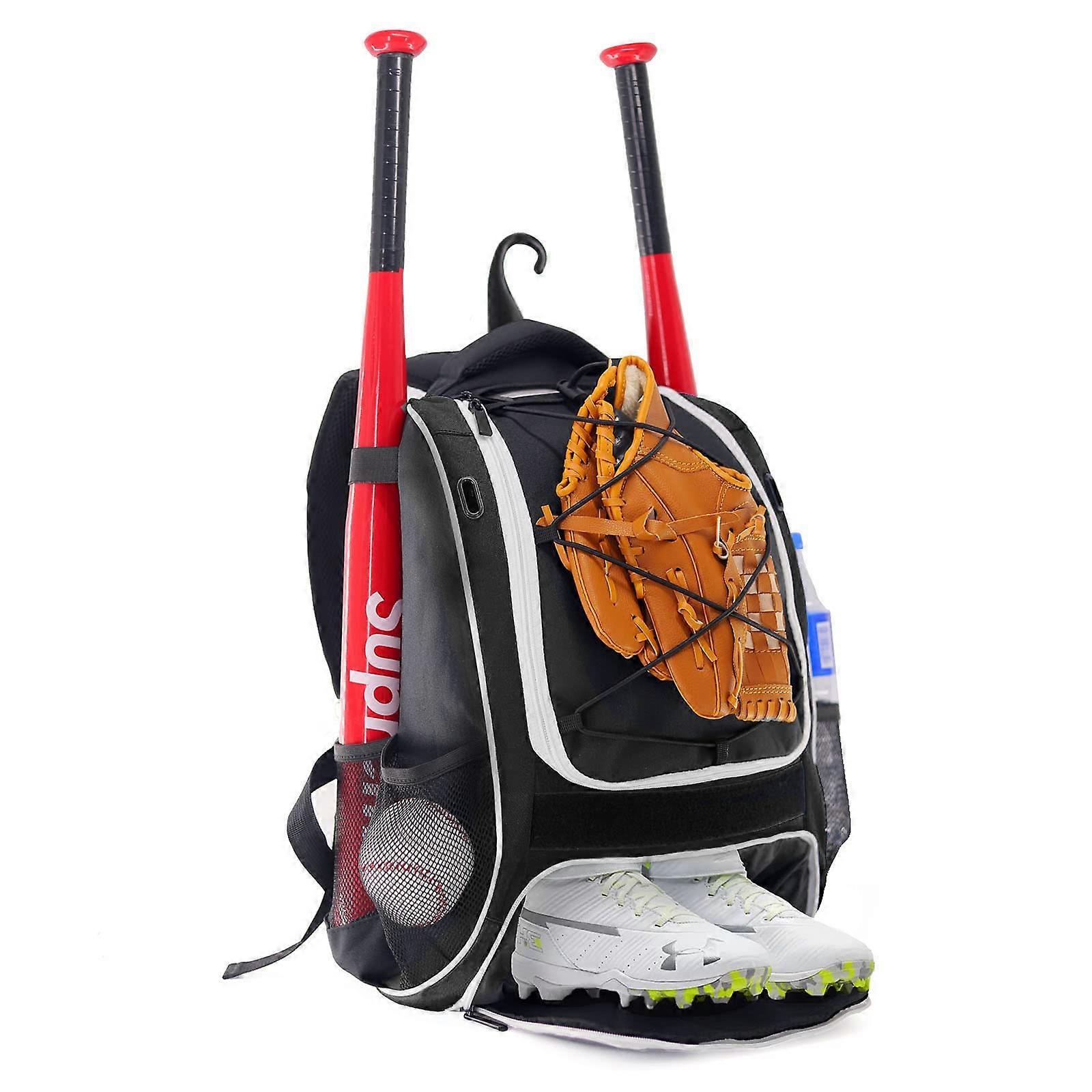 Youth Baseball Bag: Bat Backpack for Baseball, T Ball  Softball Gear