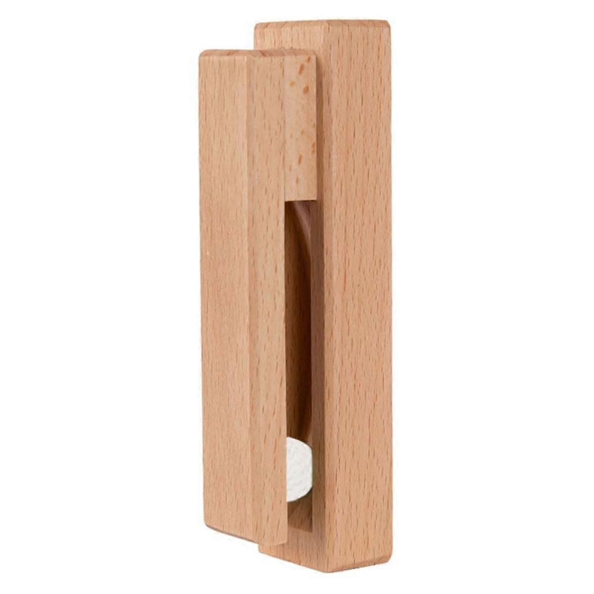 Bathroom Wall Mounted Wooden Towel Rack Self-Adhesive Retro Towel Rack Suitable for Bathroom, Kitch