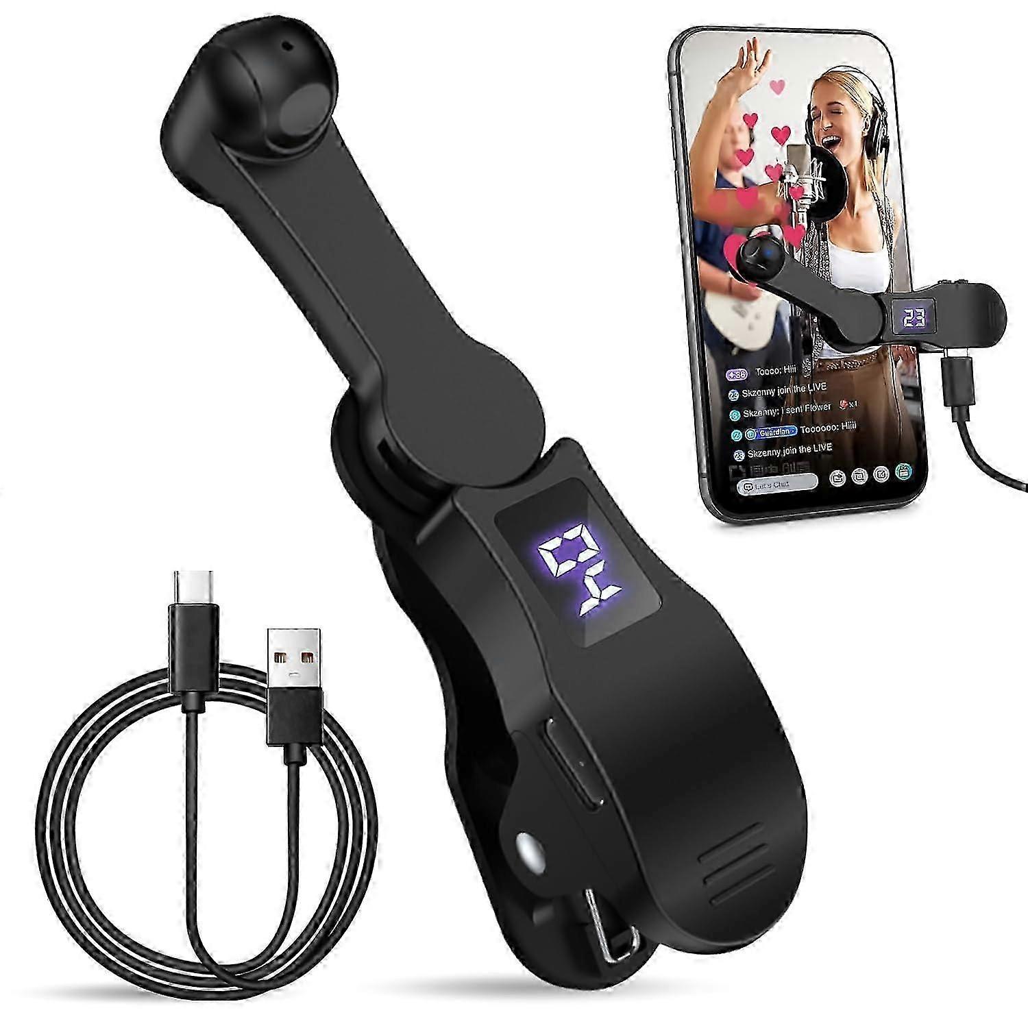 Auto Clicker Phone Screen Device Speed Clicker für Android IOS Apps, Kontinuierlicher Klick für Spiele, Live-Übertragungen Likes