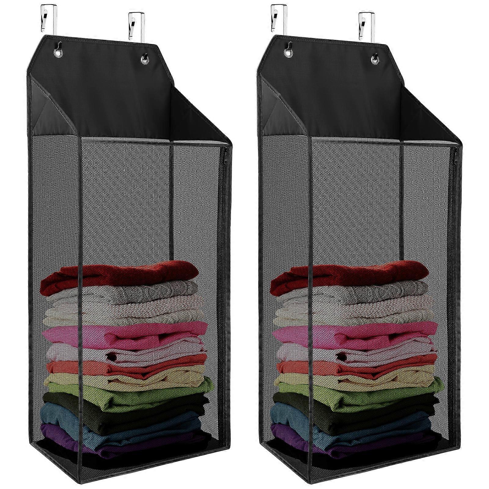 Door Laundry Basket for Dirty Clothes, Zippered Organizer, Portable Hamper, Extra Large Size, Waterproof Material