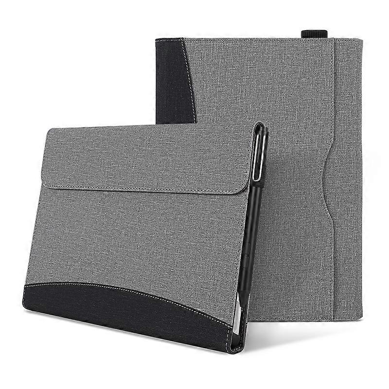 For Microsoft Surface Pro 10 / 9 Cloth Texture Stitching Leather Tablet Case