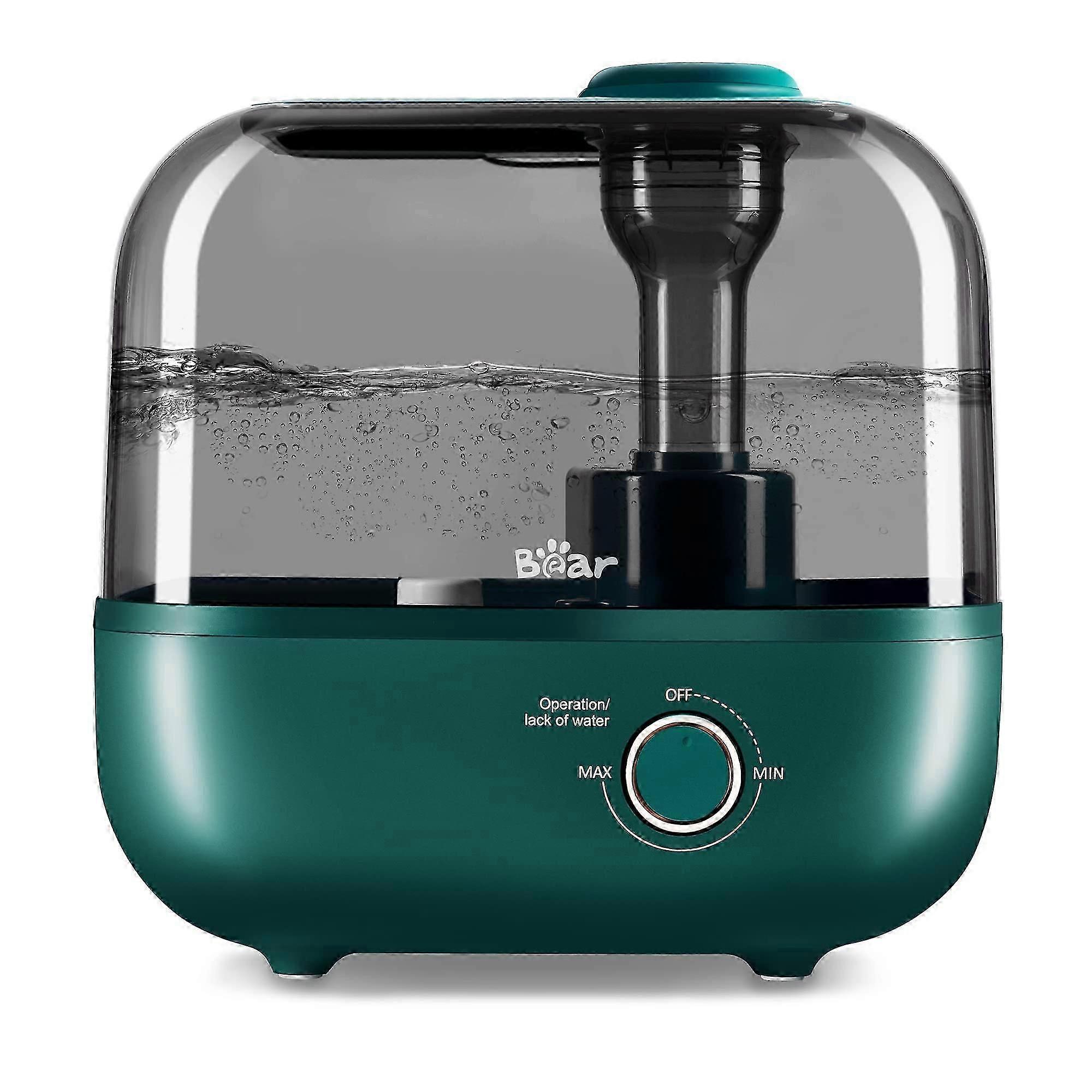 5L Top Fill Humidifier, 28dB Ultra Quiet for Babies and Plants, Runs up to 35 Hours, with Aroma Tray, 360 Rotating Steam Nozzle, Auto Shut-Off