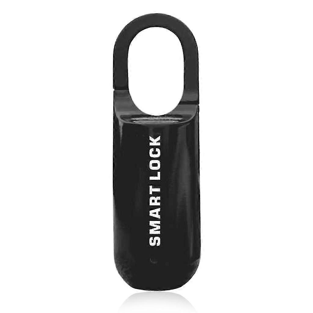 BlackFingerprint Lock Door Lock Smart Security Keyless USB Rechargeable Padlocks