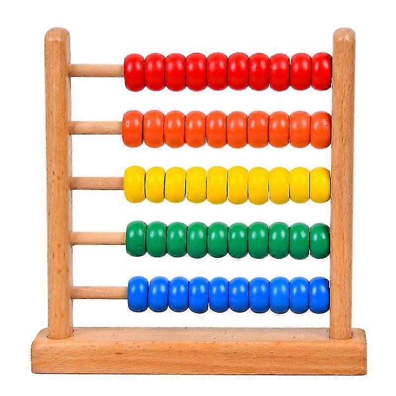 Five-speed Beech Abacus Stand