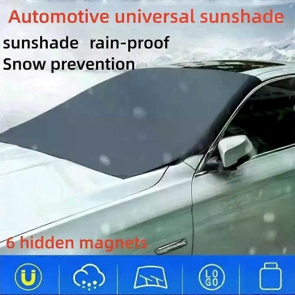 Copertura magnetica del parabrezza anteriore dell'automobile Copertura parasole dell'automobile Parabrezza dell'auto Parasole della neve Copertura impermeabile dell'auto 210 120 cm