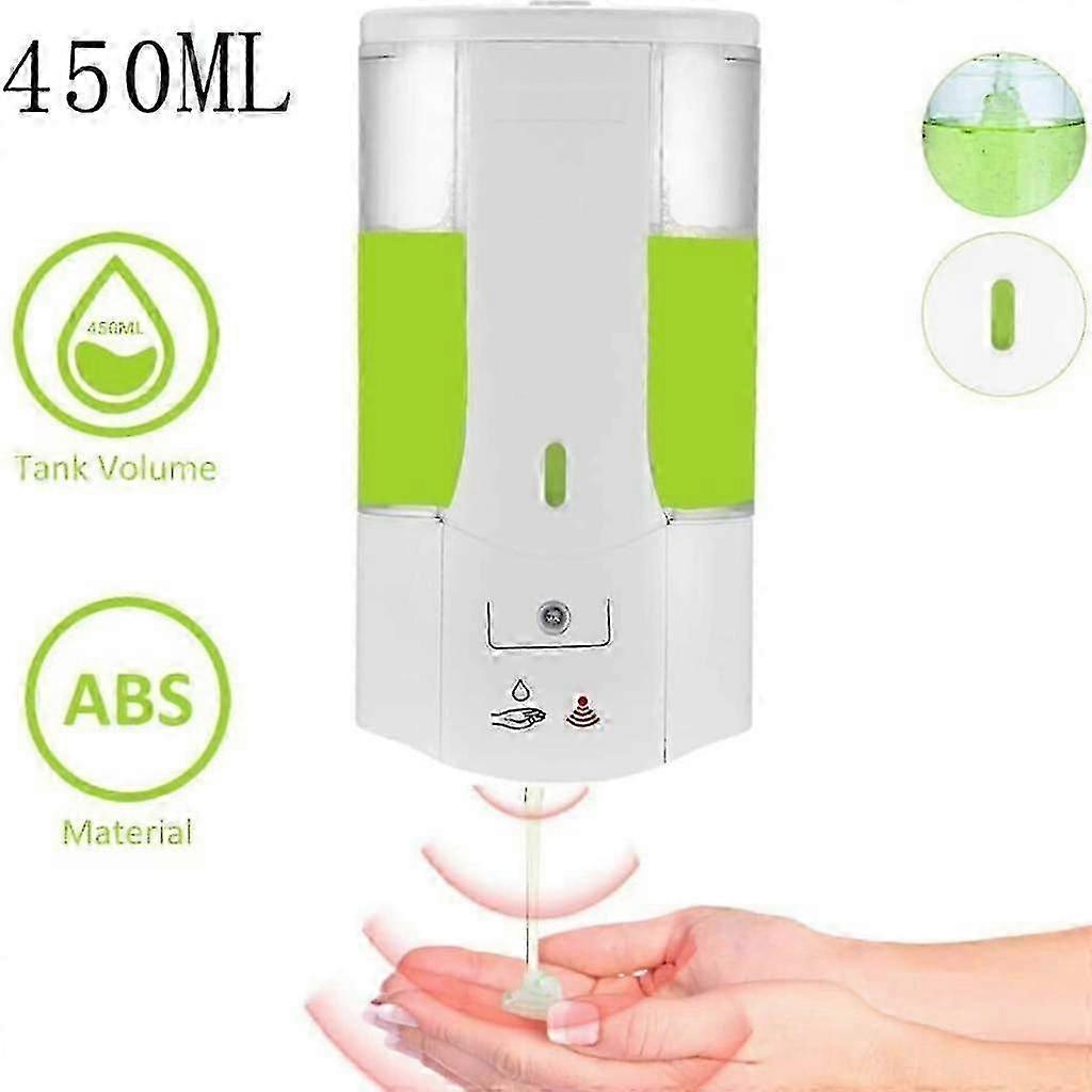450ml Automatic Sanitizer Dispenser Infrared Sensor Soap Dispenser Wall Mounted