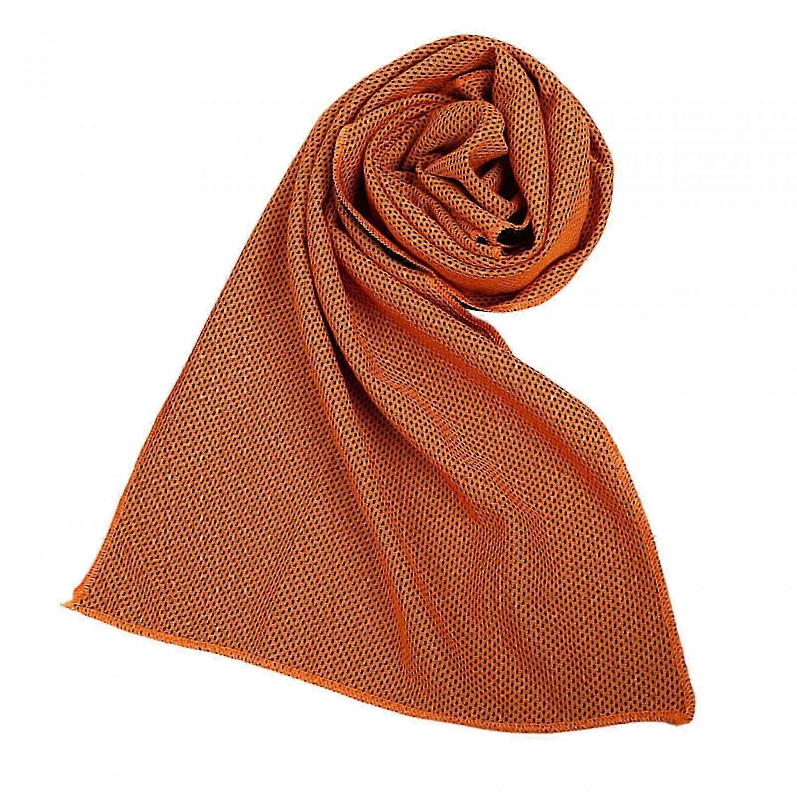 Jäähdytyspyyhkeet Viileät pyyhkeet Instant Cooling Relief Imukykyiset pyyhkeet-väri: oranssi