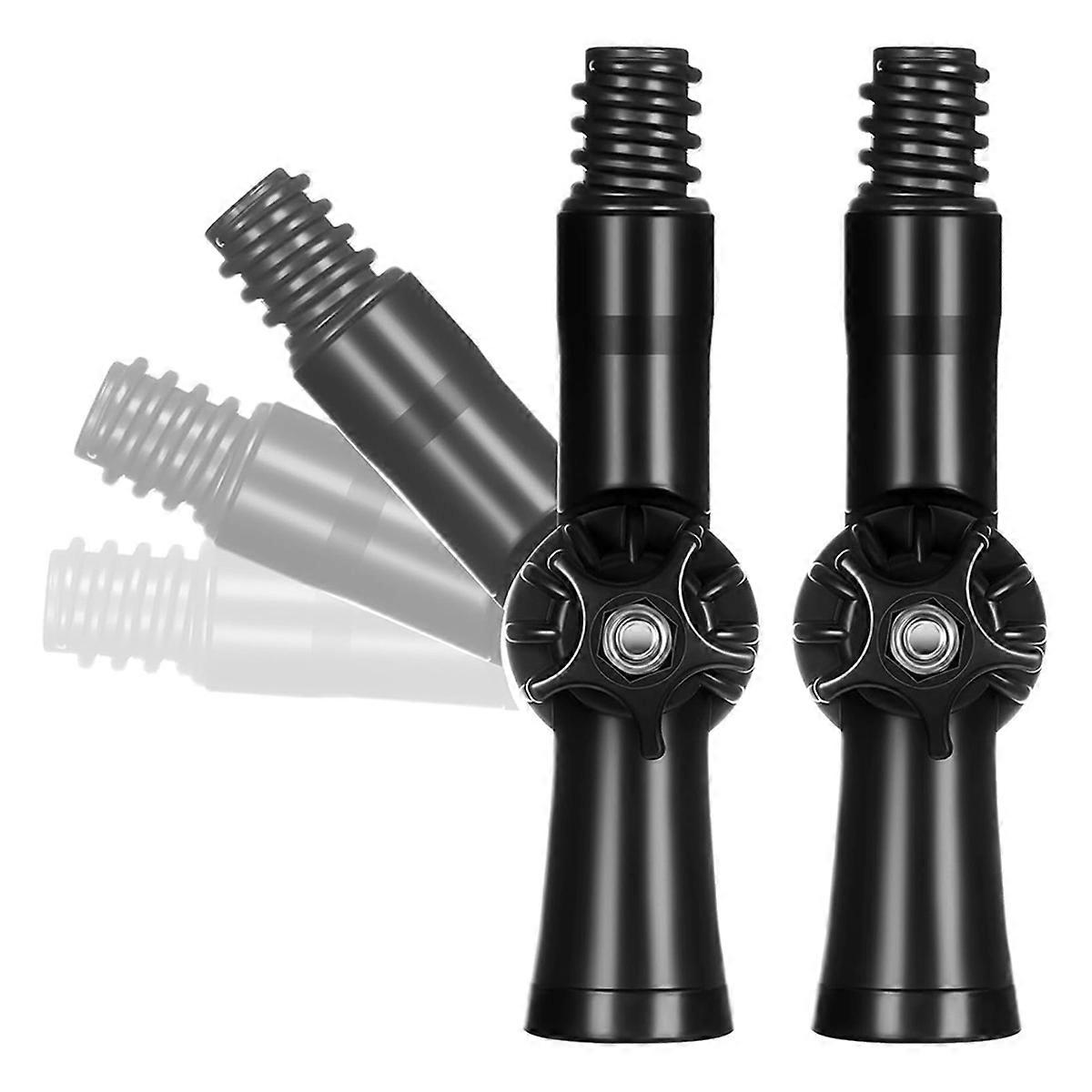 2Pcs Rotatable Angle Adaptor Extension Pole Attachments for Threaded Extension Pole Paint Pole Adapter Attach to Duster