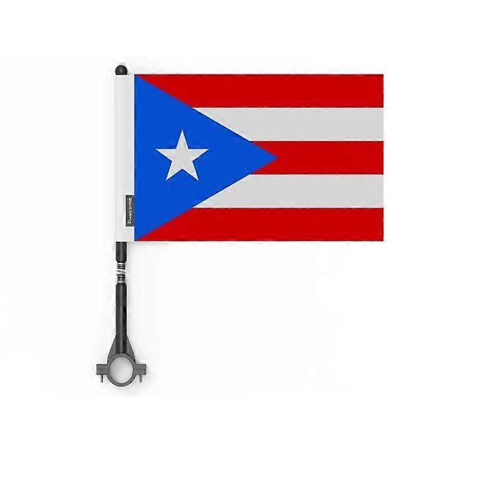 Flag - Puerto Rico - 10 pieces - 14 x 21 cm - Polyester - Double-sided printing