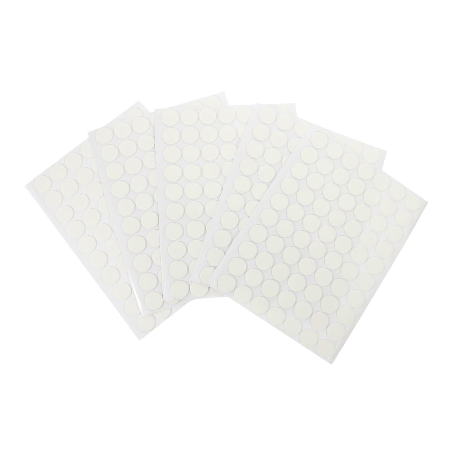 Self-Adhesive Dots Round 20mm Diameter 5 Sheets High Stickiness No Trace Multi Purpose