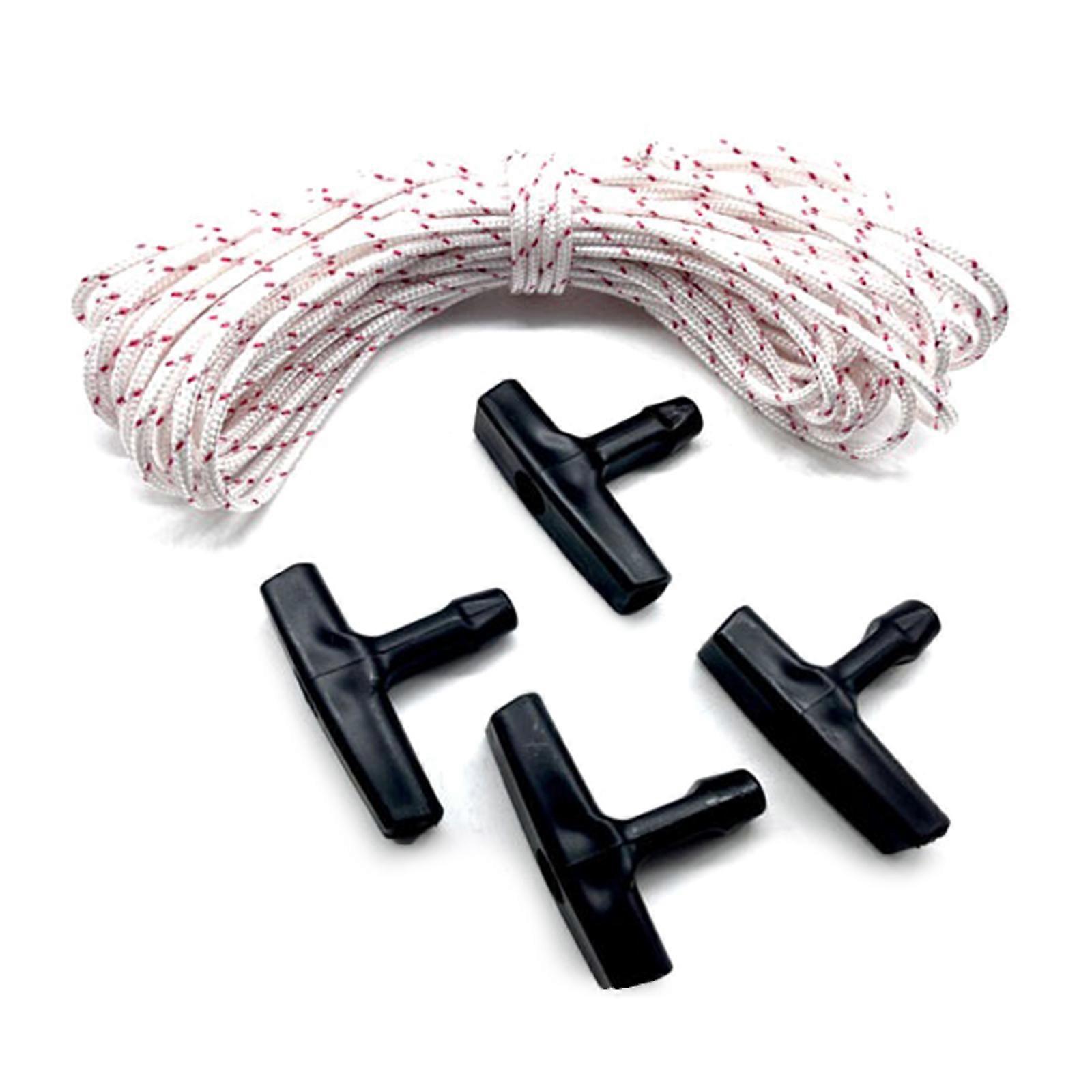 Recoil Starter Rope 1Meter Lawn Mower Pull Cord with Starter Handle Replacement for Lawn Mower Chainsaw Trimmer Edger