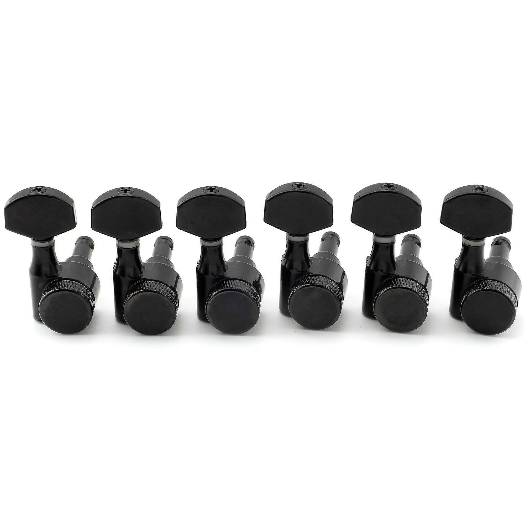 Pro 6 Inline 1Pin Full Sealed Guitar Tuners Locking 15:1 For SQ Strat Tele Stratocaster Compatible