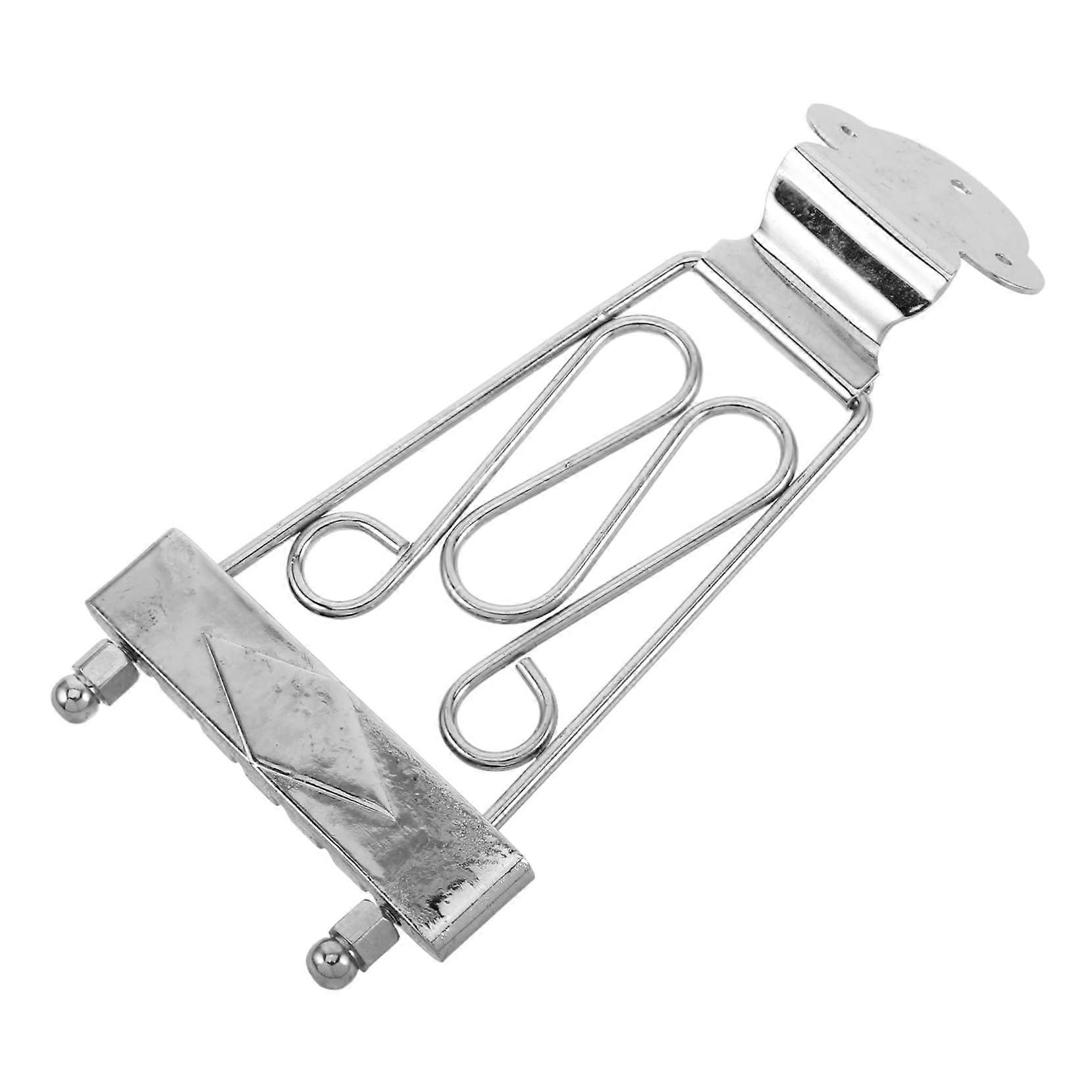 6string Guitar Tailpiece Jazz Archtop Accessory Electric Guitar Hardware Replacement Metal Construction Easy Install