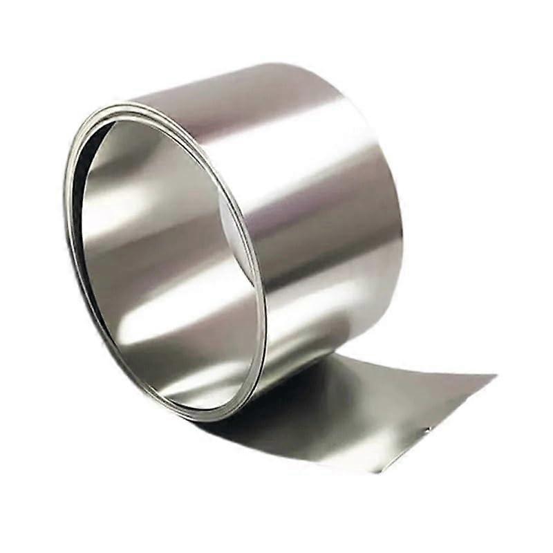 Sheet Roll Stainless Steel Foil 0.2mm x 100mm x 1000mm for Mold Manufacturing, Precision Thin Sheets, Tooling Components