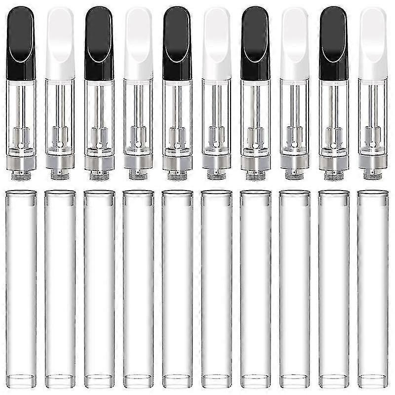 10 Pack Refillable Glass Ceramic Cartridges for 1.0ml Lab Applicator Tips Compatibility