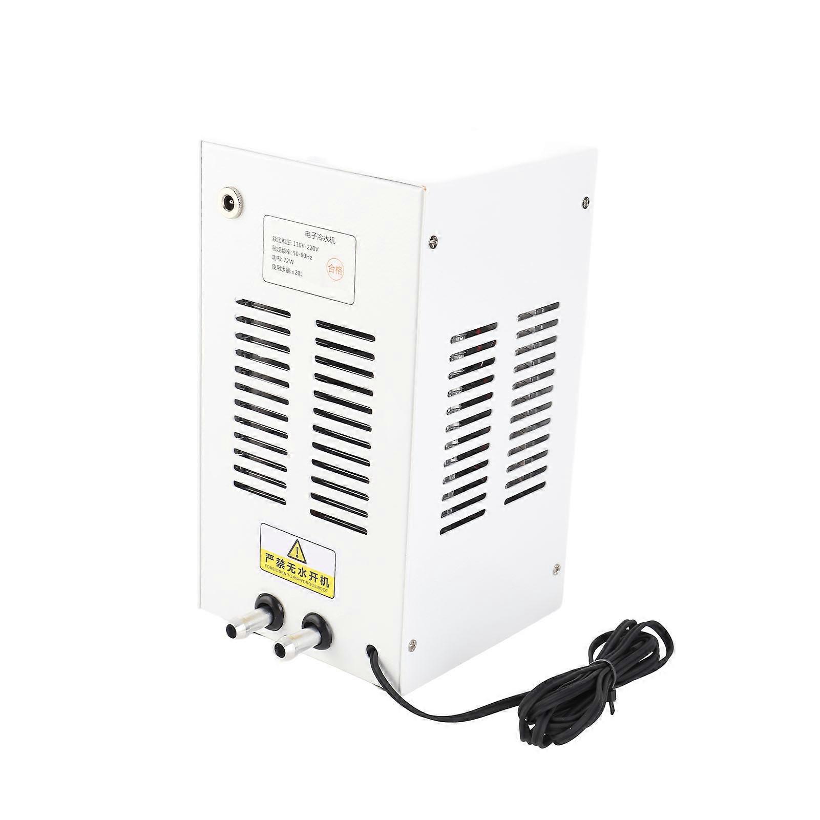 72W Water Chiller Fish Tank Aquarium Cooler 3L/Min 30‑35dB Low Noise Constant Temperature Cooling System