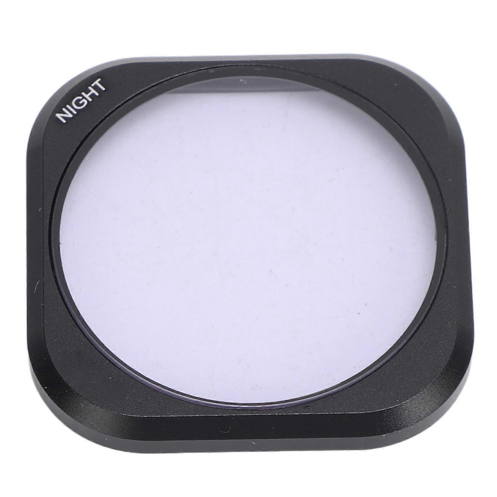 Night Filter for Insta360 Ace Pro HD Coating Waterproof Oil Proof Action Camera Lens Light Pollution Reduction Filter 