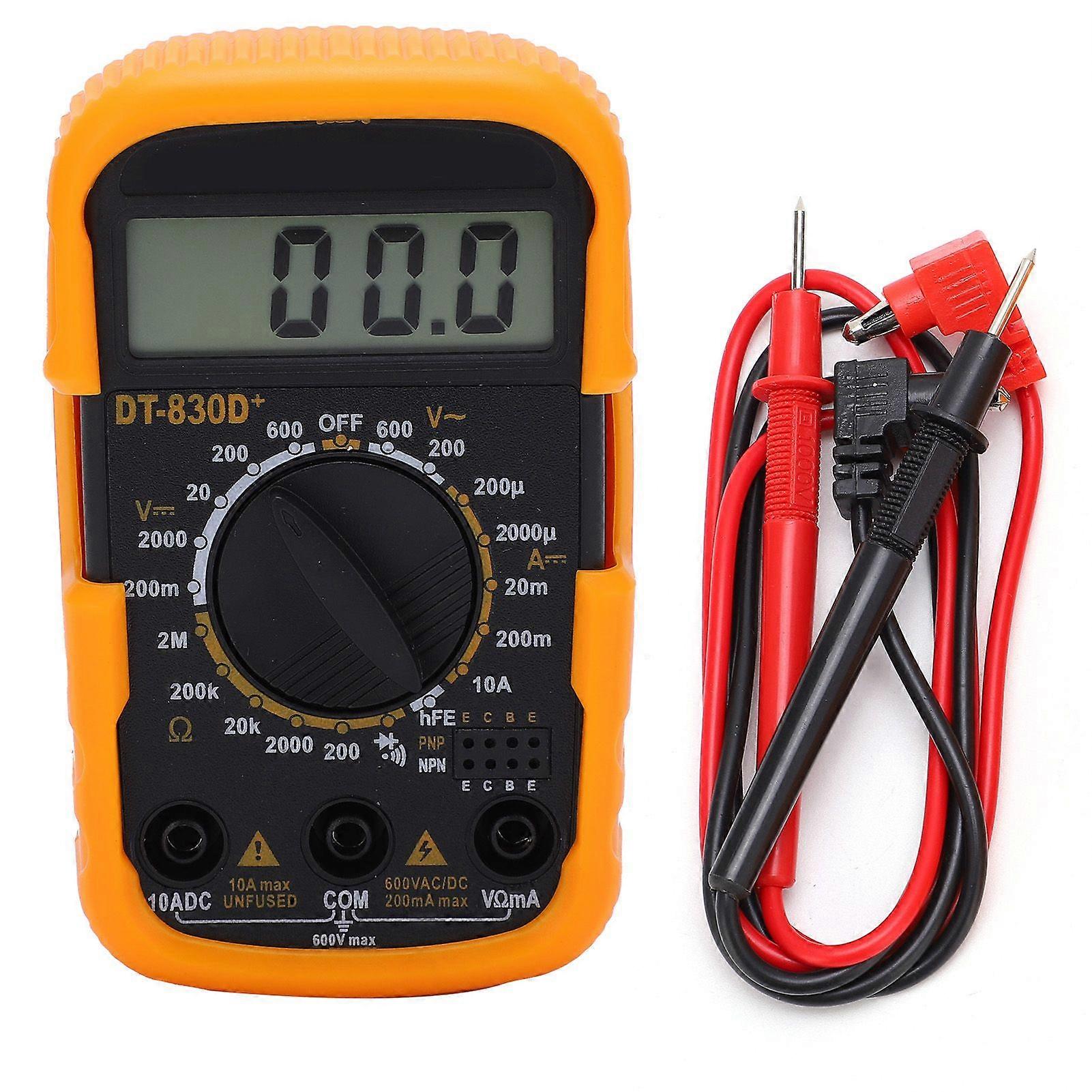 Hoge kwaliteit DT-830D+ Digitale Multimeter Draagbare Volt-Ampère Meter Handleiding
