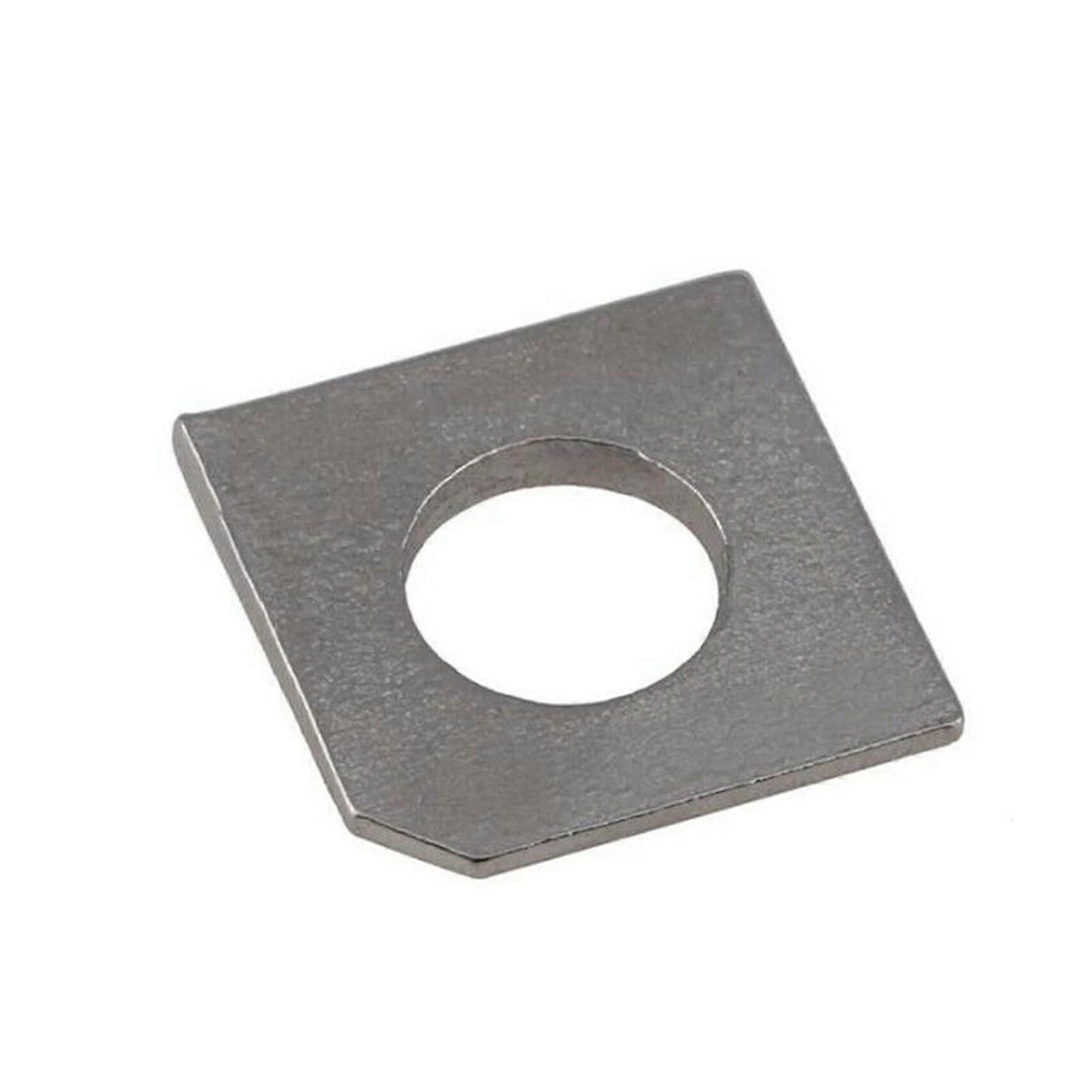 2025 Xwang Store M6M30 GB853 Square Bevel Washer 304 Stainless Steel Square Conical Washer for Groove Section (Size: M22 (1pc))