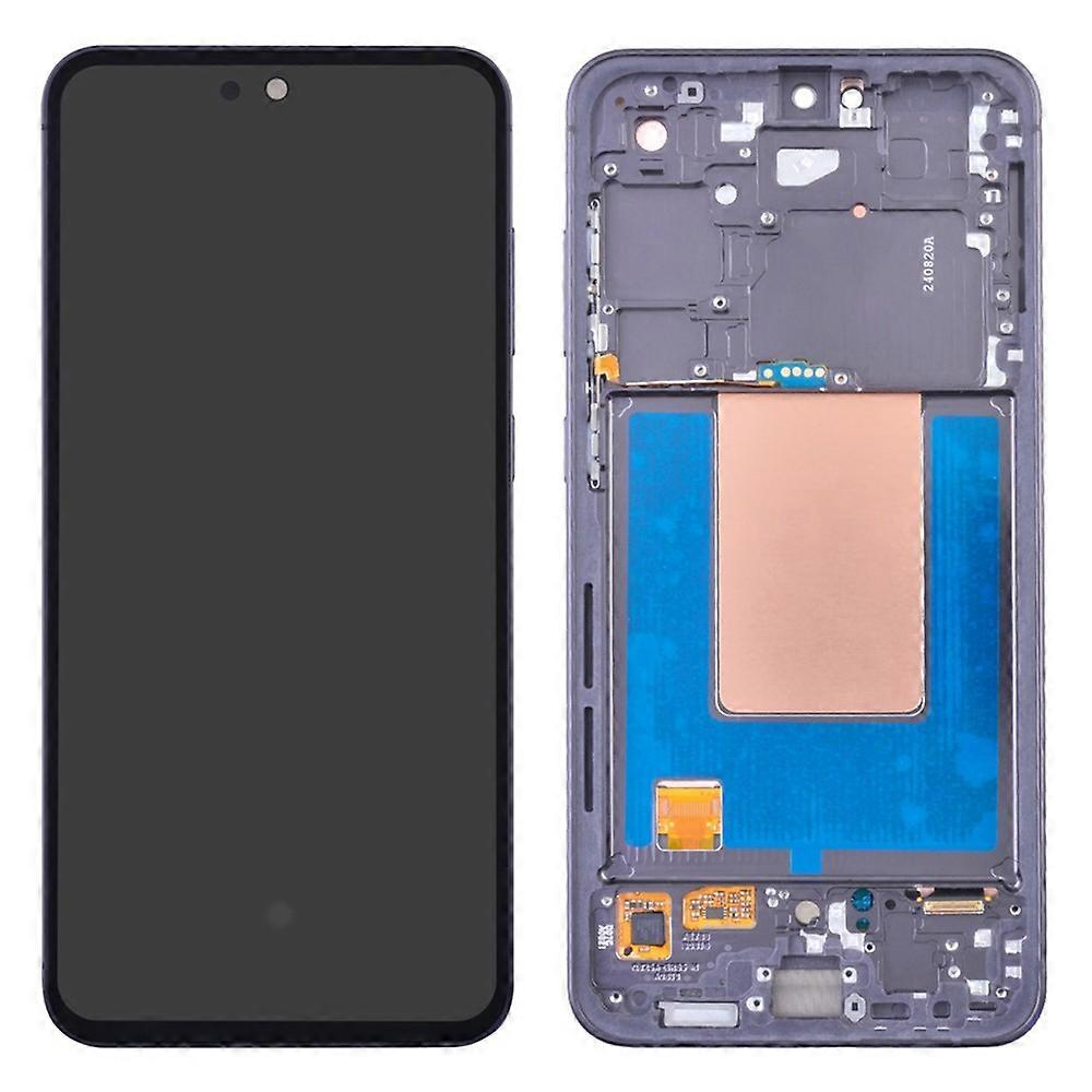 Συμβατό για οθόνη Samsung Galaxy S24 FE S721U OEM Grade S AMOLED και συγκρότημα ψηφιοποίησης + πλαίσιο (χωρίς λογότυπο)